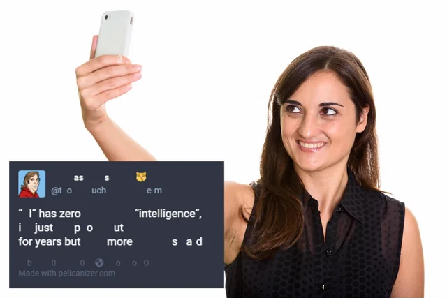 "I" has zero "intelligence", i just pout for years but more sad