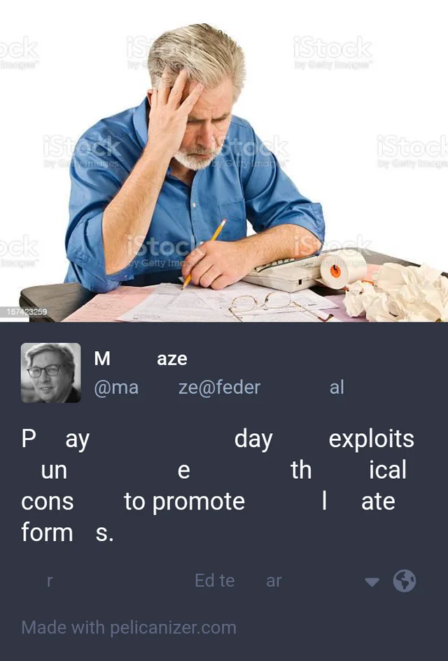 Pay day exploits unethical cons to promote late forms.